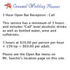 Open Bar - Call 17