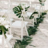 Ceremony Chair floral tropical